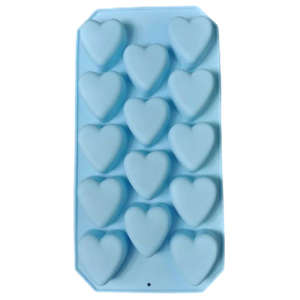 14 Cavities Love Shape Chocolate Mold