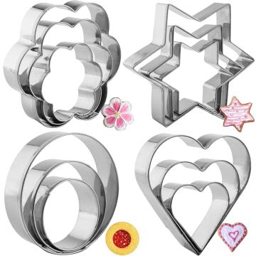 12 Pieces Cookies Cutter Set