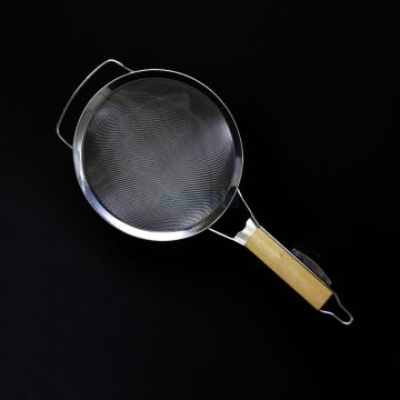 Stainless Steel Strainer with Wood Handle