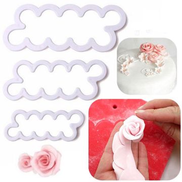 Fondant Rose Cutter Set