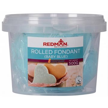 Redman Rolled Fondant (Baby Blue) - 500g