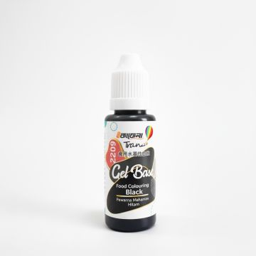 Trans Gel Base Food Colouring 25ml - Black