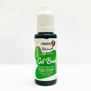Trans Gel Base Food Colouring 25ml - Dark Green