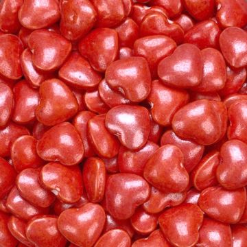 Heart Shape Red Colour Sprinkle 50gm