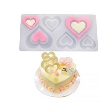 Love Sheet Chocolate Topper 6 Hole