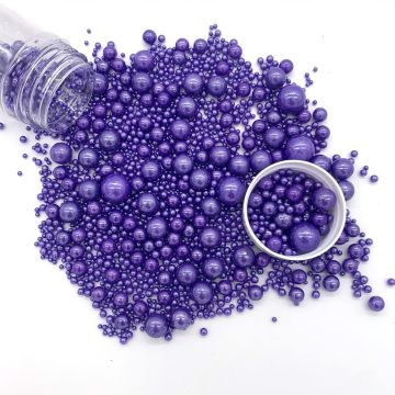 Mix Size Edible Purple Sugar Ball/ Sprinkle