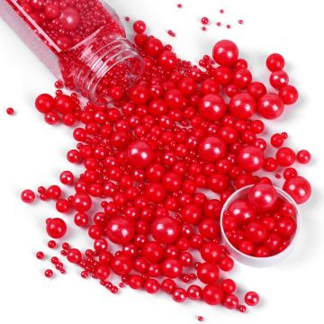 Mix Size Edible Red Sugar Ball/ Sprinkle