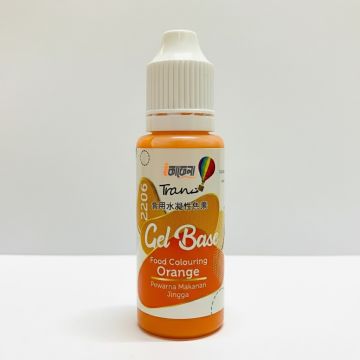 Trans Gel Base Food Colouring 25ml - Orange