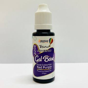 Trans Gel Base Food Colouring 25ml - Red Purple