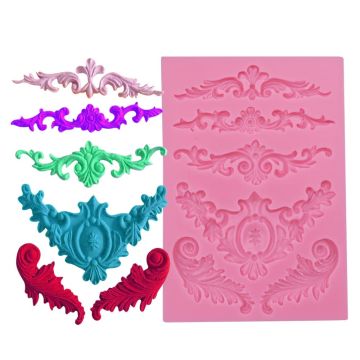 Silicone Lace Border Mold (5 Design)
