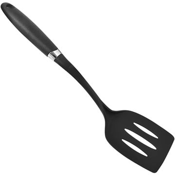 Silicone Non Stick Spoon - Black