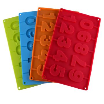 Silicone Number Chocolate Mold (Big Size)