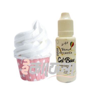 Trans Gel Base Food Colouring 25ml - White