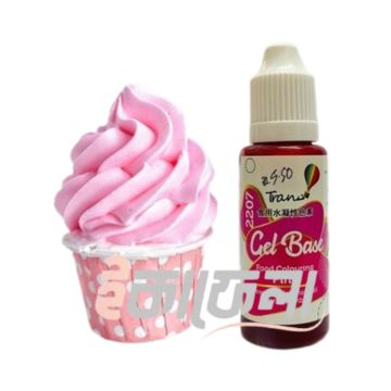 Trans Gel Base Food Colouring 25ml - Pink